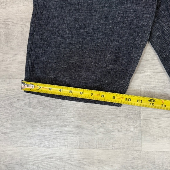Banana Republic Dark Gray Flat Front Linen Shorts Size 32 Inseam 10 - Picture 9 of 15